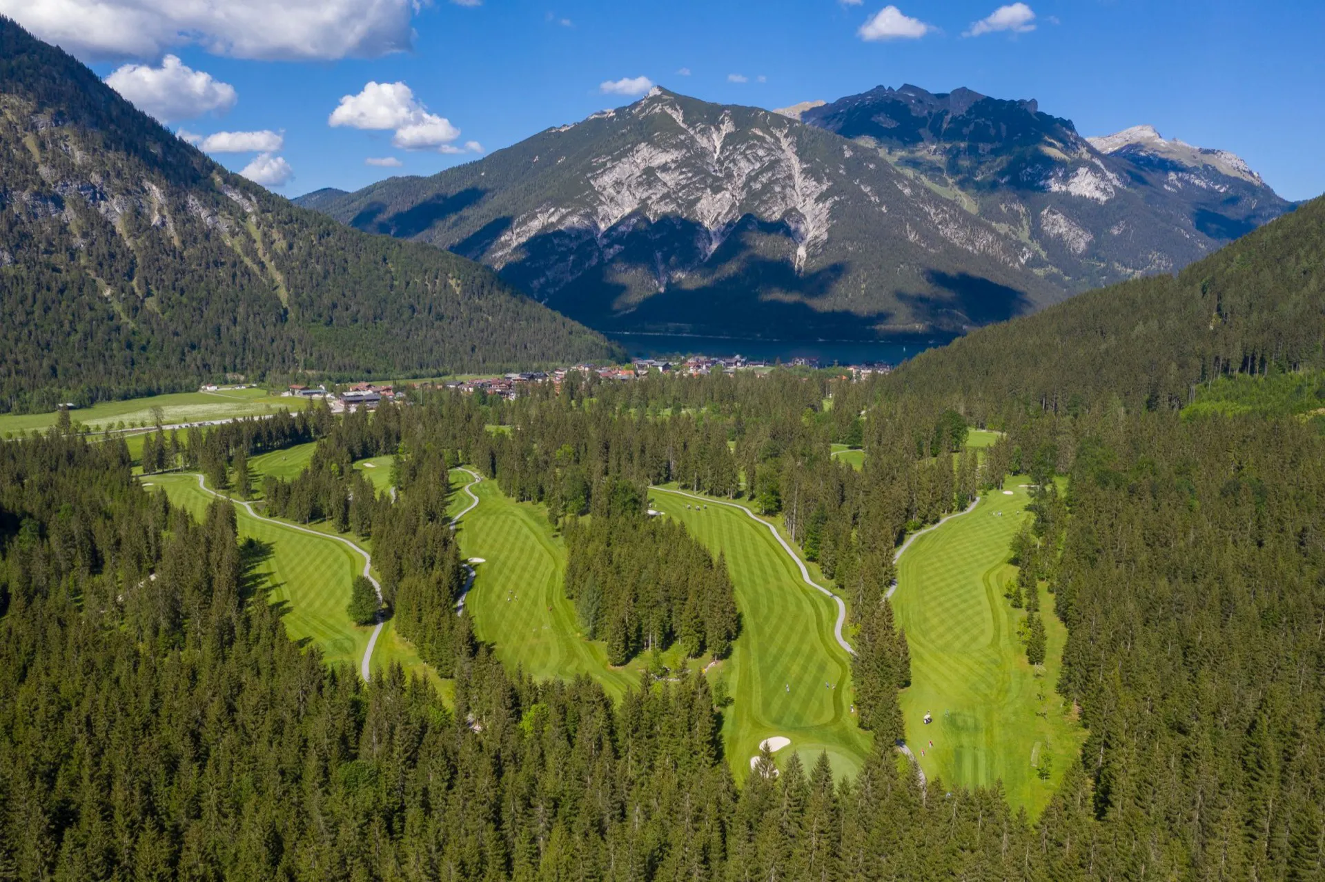 Golfclub Achensee aus der Vogelperspektive