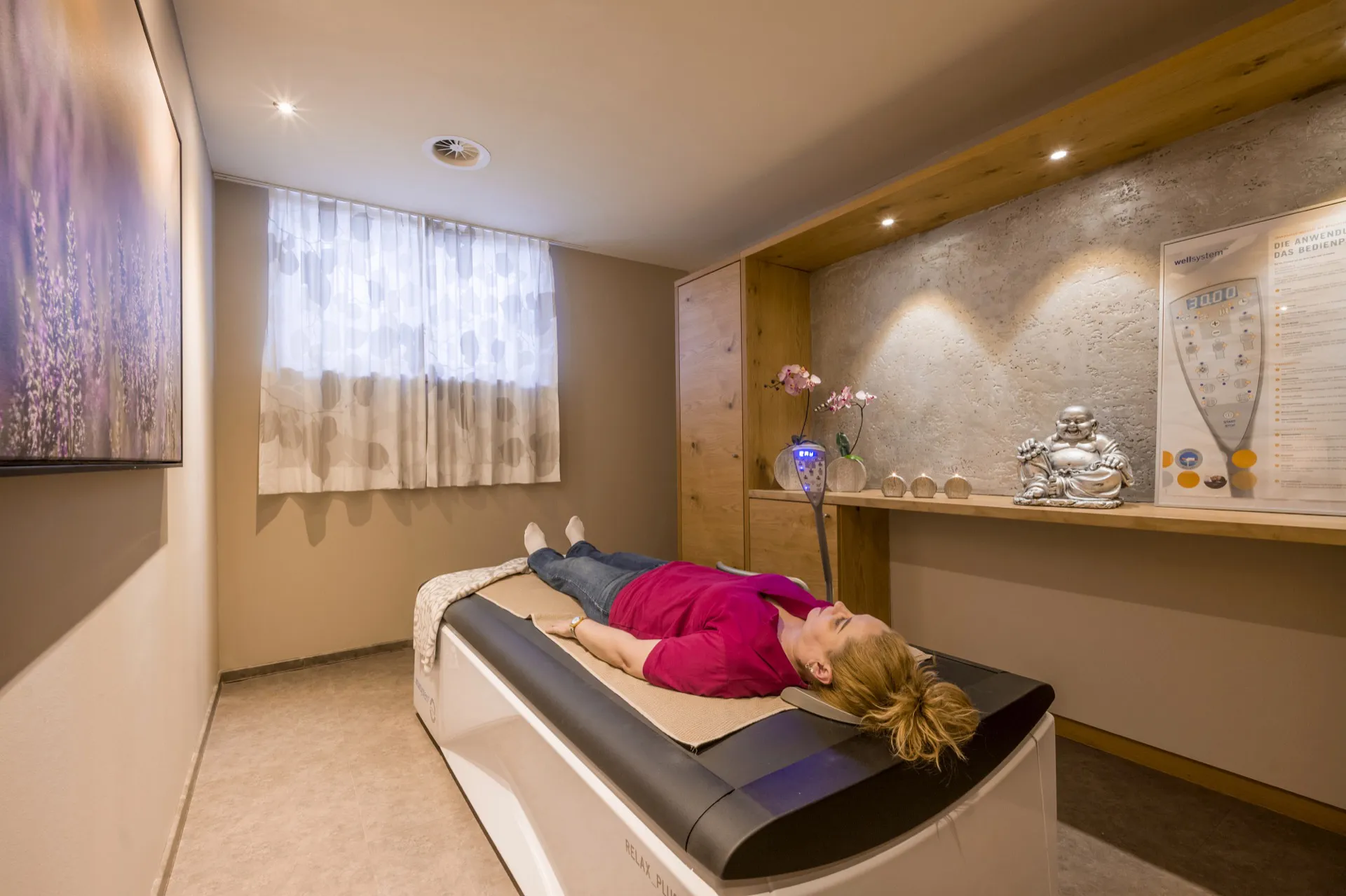Hydrojet-Wassermassage im Liebes Caroline