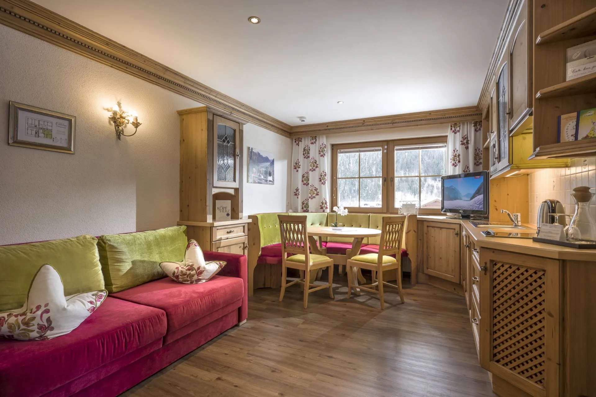 Penthouse Suite im Liebes Caroline mit Panoramablick